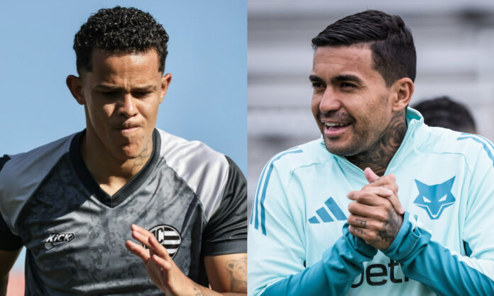 Wallisson, do Athletic, e Dudu, do Cruzeiro