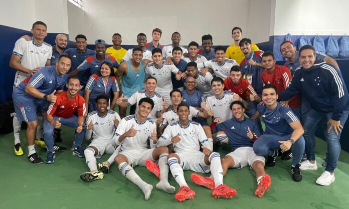 Jogadores do Cruzeiro na Copinha