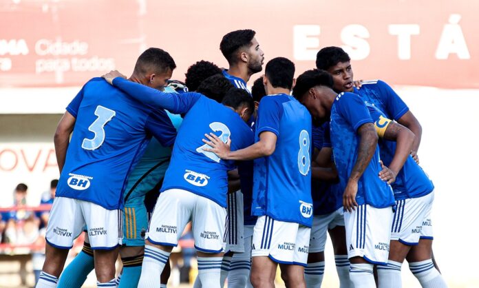 Jogadores do Cruzeiro Sub-20