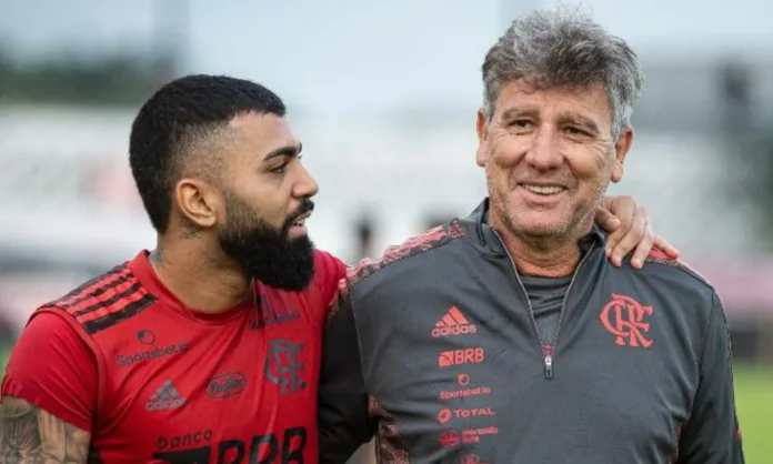 Renato Gaúcho e Gabigol trabalharam juntos em 2021