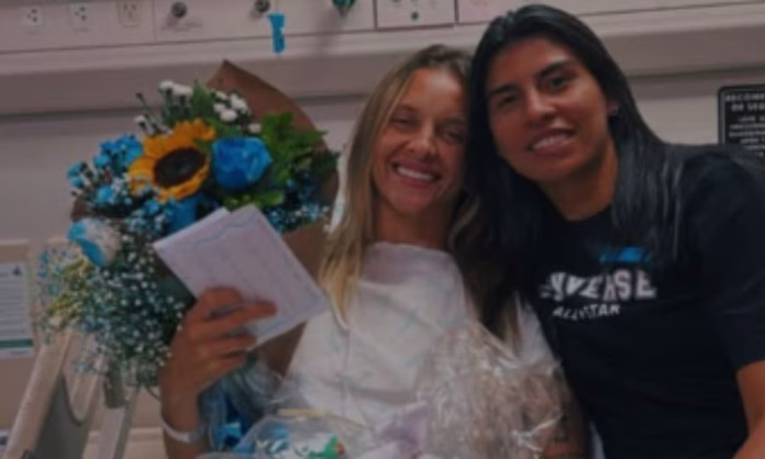 Vitória Calhau e Luana Lima, sua namorada