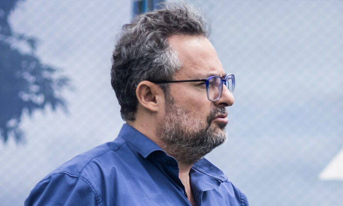 Alexandre Mattos em treino do Cruzeiro