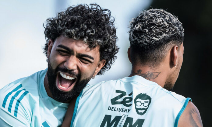 Gabigol e Matheus Pereira serão titulares