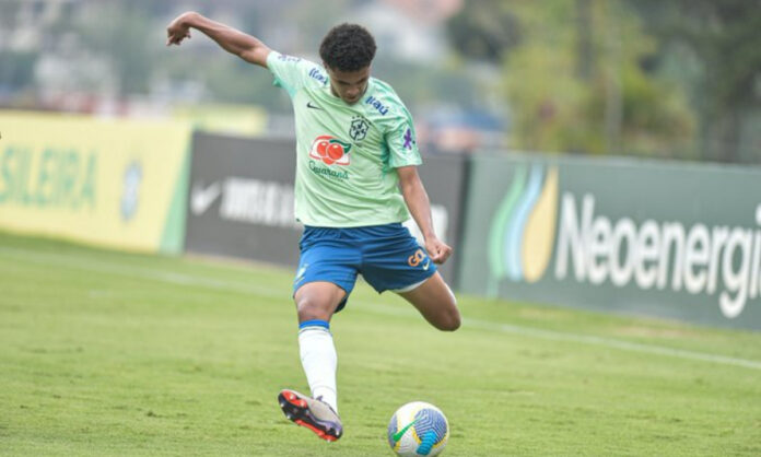 Kauã Prates pela Seleção Brasileira Sub-17