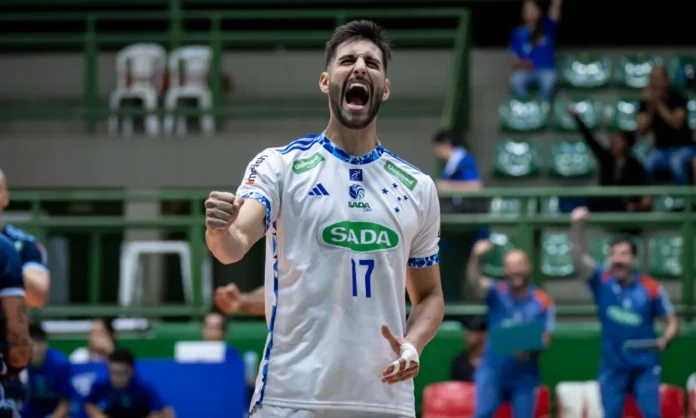 Alê Elias, líbero do Sada Cruzeiro (Foto: Agência i7/Sada Cruzeiro)