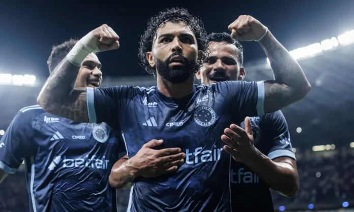 Gabigol marcou gol contra o Uberlândia