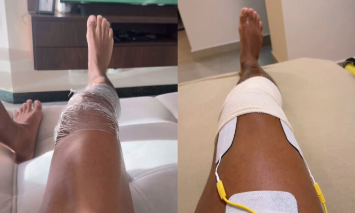 João Marcelo, do Cruzeiro, se recupera de cirurgia no joelho direito