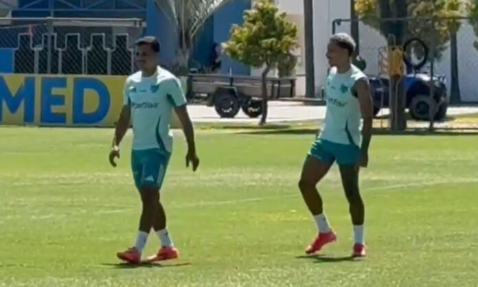 Matheus Pereira treinou nesta quarta (19)
