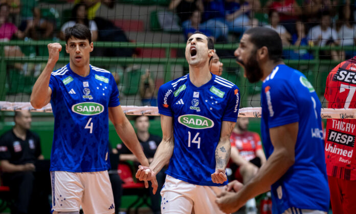 Sada Cruzeiro venceu o Sesi no tie-break
