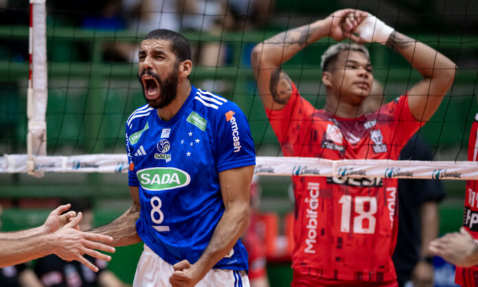 Wallace, do Sada Cruzeiro, brilhou contra o Sesi