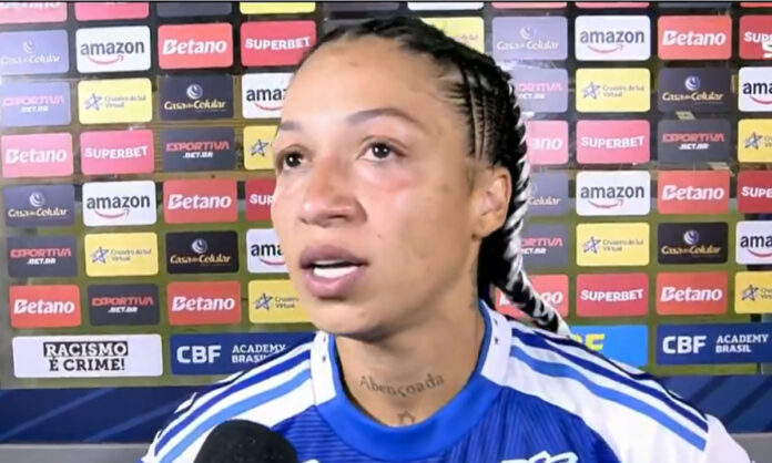Byanca Brasil após eliminação do Cruzeiro na Supercopa
