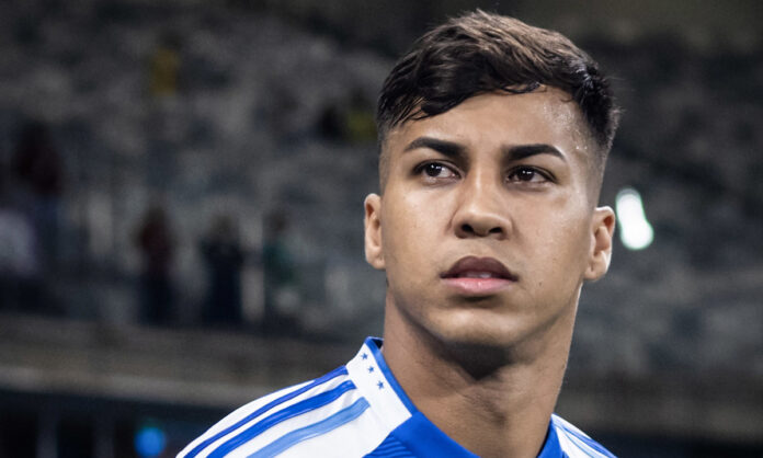 Kaio Jorge em jogo pelo Cruzeiro