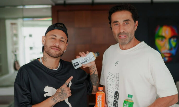 Neymar e João Adibe, CEO da Cimed