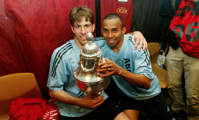 Wamberto e Maxwell na época de Ajax
