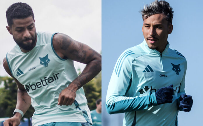 João Marcelo e Japa, jogadores do Cruzeiro