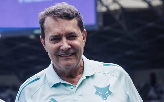 Pedro Lourenço em jogo do Cruzeiro no Mineirão