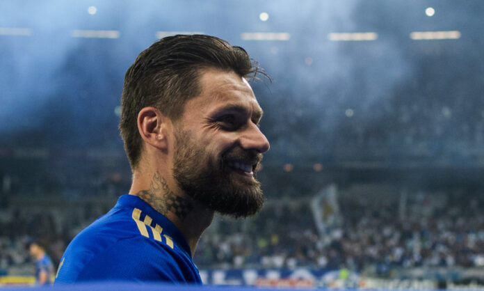 Rafael Sobis, no Mineirão, pelo Cruzeiro