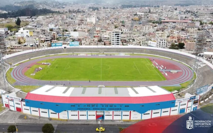 Estádio Olímpico de Riobamba, em Riobamba, no Equador