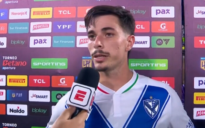 Valentín Gómez, do Vélez, falou pela primeira vez sobre oferta do Cruzeiro