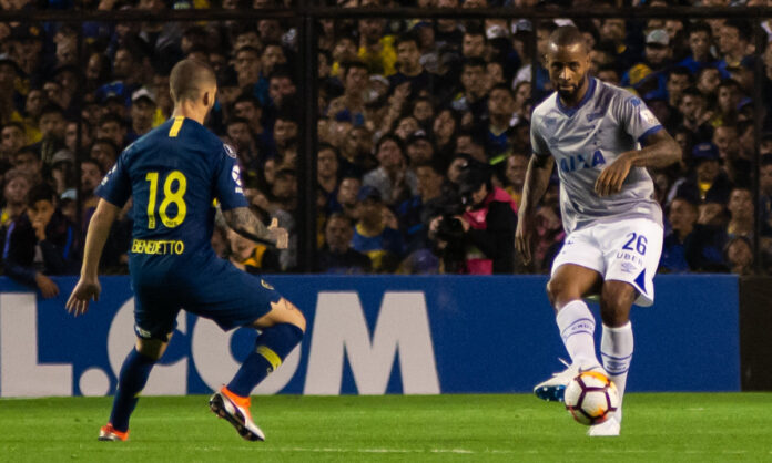 Dedé foi expulso injustamente contra o Boca em 2018