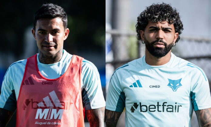 Dudu e Gabigol são parceiros de ataque no Cruzeiro