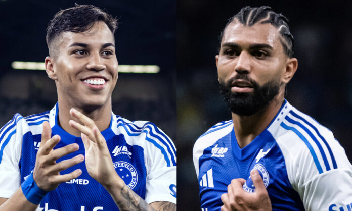 Kaio Jorge e Gabigol, atacantes do Cruzeiro