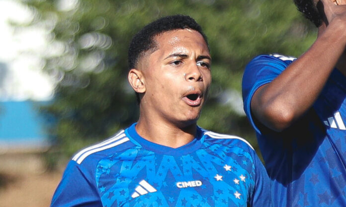 Gabriel Pae fez um jogo pelo sub-20 do Cruzeiro em 2025