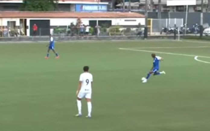 Bruno Alves, do Cruzeiro, em jogo do sub-20