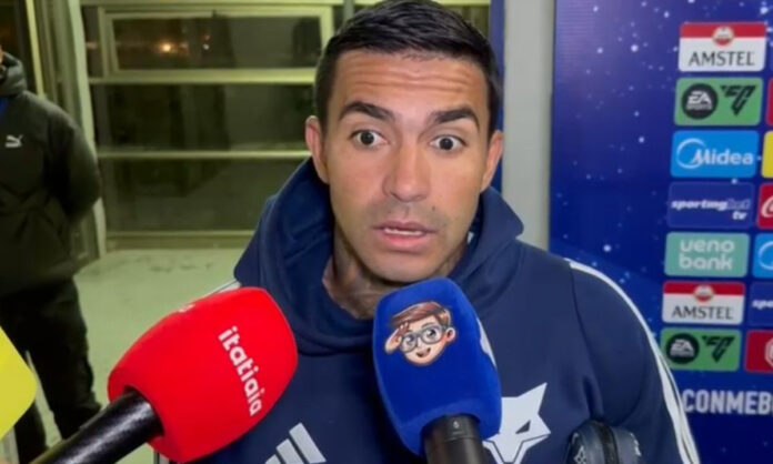 Dudu, do Cruzeiro, após jogo com Palestino