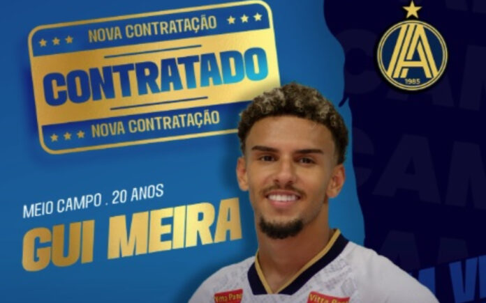 Gui Meira foi anunciado pela Aparecidense