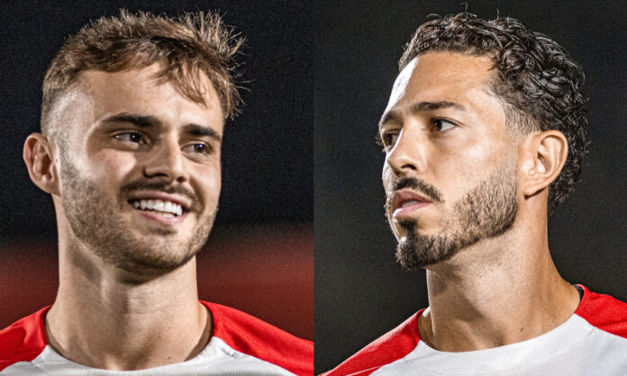 Gabriel Poveda e Jean Mota defendem o Vila em 2025