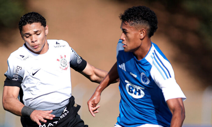 Cruzeiro perdeu para o Corinthians por 1 a 0, no Brasileiro Sub-20