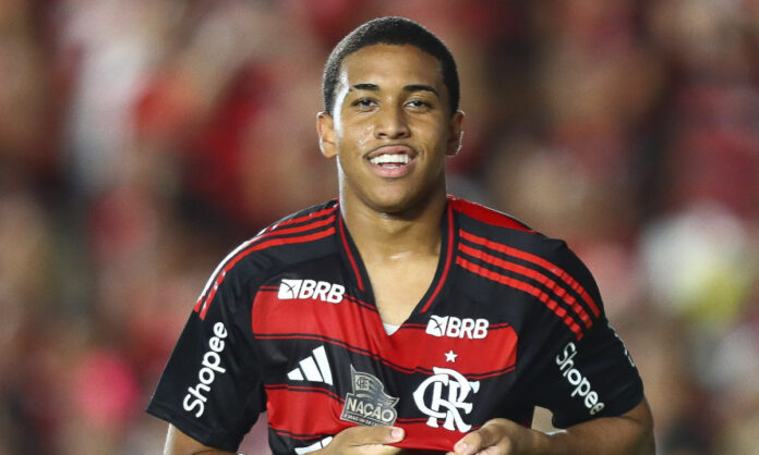 Joshua marcou o gol da vitória do Flamengo Joshua marcou o gol da vitória do Flamengo