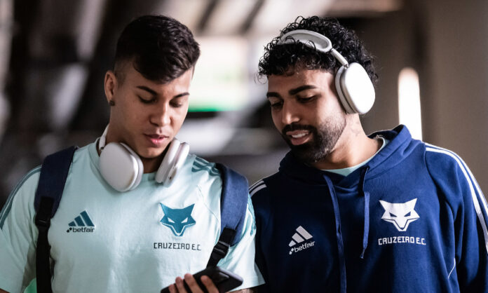 Kaio Jorge e Gabigol, atacantes do Cruzeiro