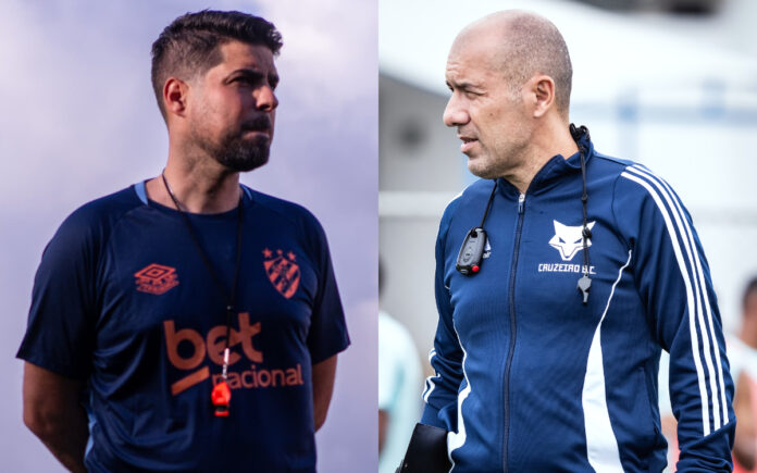 António Oliveira, do Sport, e Leonardo Jardim, do Cruzeiro