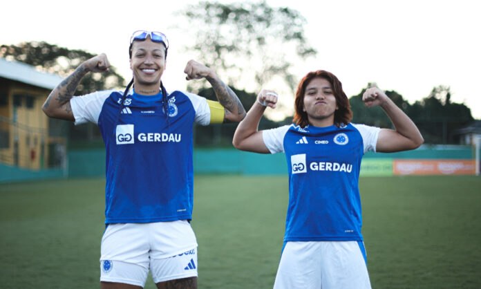 Byanca Brasil e Gaby Rodríguez imitam comemoração de Gabigol