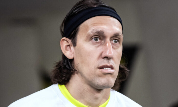 Cássio em treino do Cruzeiro na Toca II