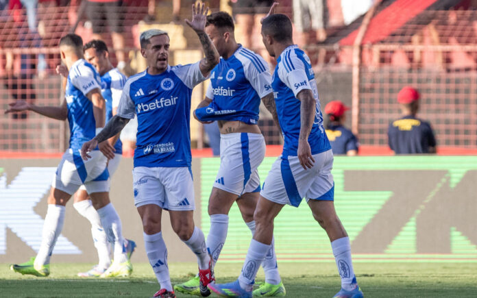 Time do Cruzeiro contra o Sport (Foto: Rafael Vieira/Cruzeiro)