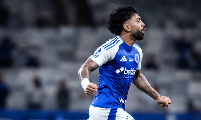 Gabigol após vitória contra o Palestino