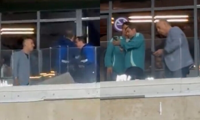 Marcos Braz assistiu a Cruzeiro x Palestino