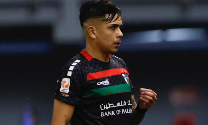 Nicolás Meza, do Palestino, não jogará contra o Cruzeiro