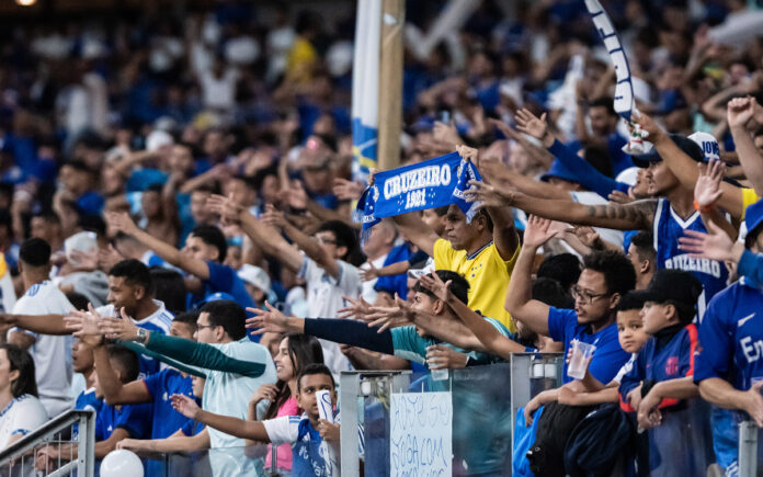 Torcida do Cruzeiro no Mineirão (Foto: Gustavo Aleixo/Cruzeiro)